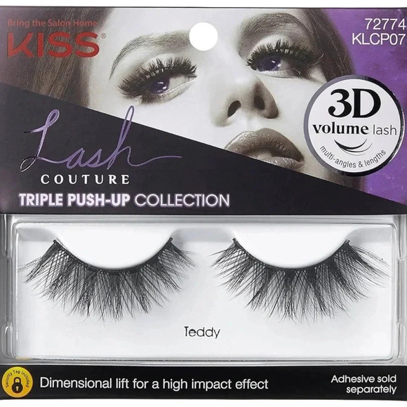 KISS Lash Couture Triple Push-Up, False Eyelashes - Picture 1 of 4